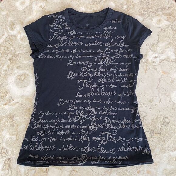 Lululemon Athletica Script T-Shirt - Picture 9 of 16